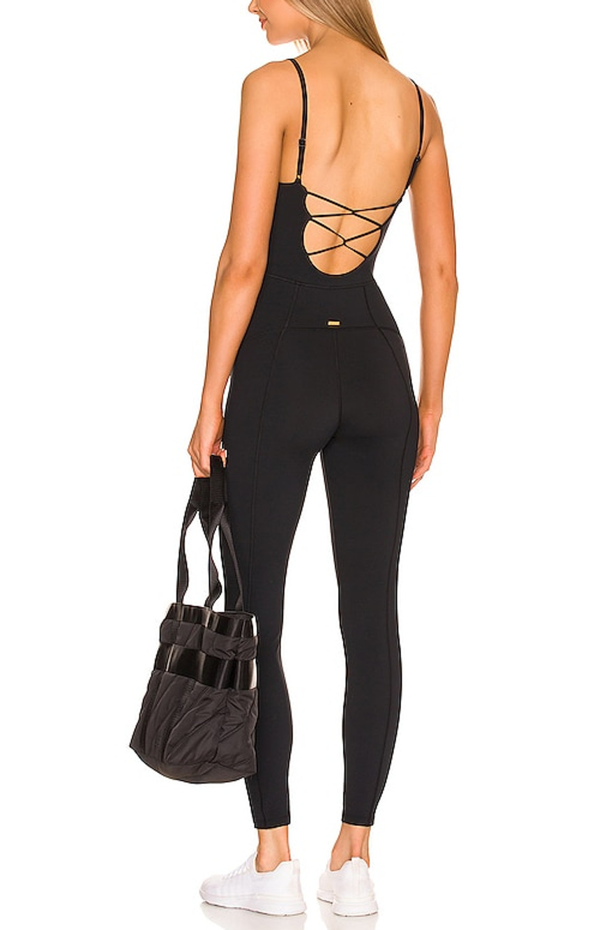 Lspace Sleek Black Go The Distance Jumpsuit Size XS